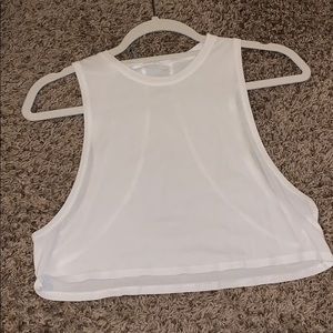 LuLu Lemon crop muscle tee